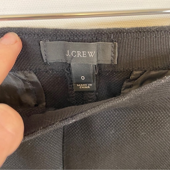 J. Crew Side-Zip Trouser Shorts Black - Picture 3 of 5